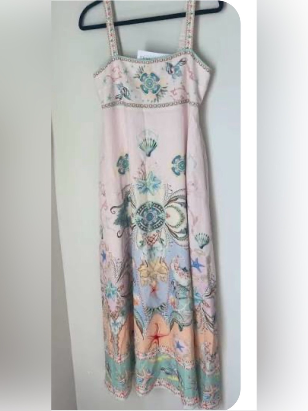 Christian Lacroix siren/mermaid style maxi dress. Size medium. NWT.